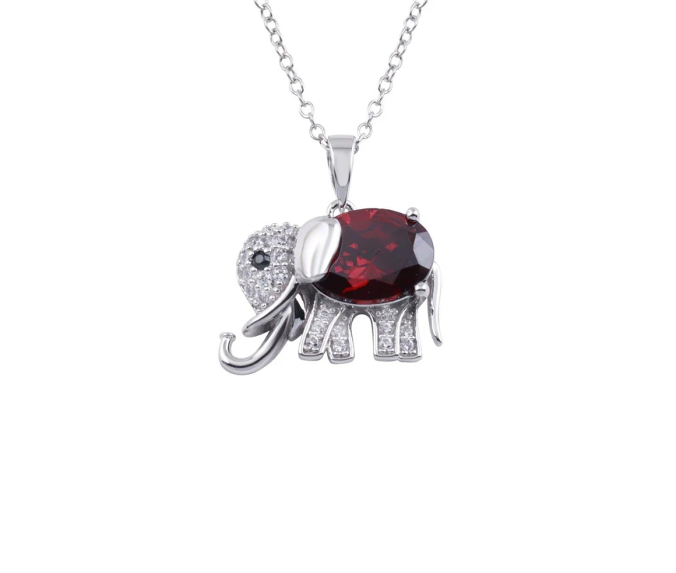 PENDENTIF ÉLÉPHANT EN ARGENT RHODIÉ SERTI DE CUBIQUES ZIRCONIAS - SP BGP01313R - BIJOUX D'IMPORTATION PENDENTIF ÉLÉPHANT EN ARGENT RHODIÉ SERTI DE CUBIQUES ZIRCONIAS - SP BGP01313R - BIJOUX D'IMPORTATION