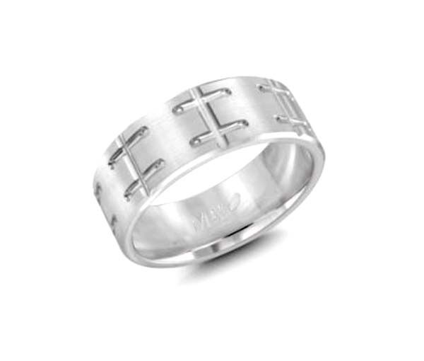 JONC H. 10K BL. CONFORT 8MM T.DIAM - ML JM866/8WG - MALO 