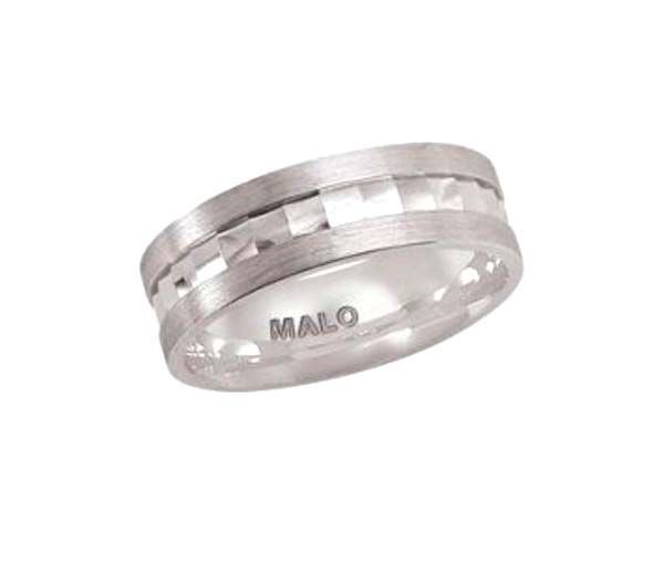 JONC H. 10K BL. T.DIAM CONFORT FIT 7MM - ML JM925/7WG - MALO 