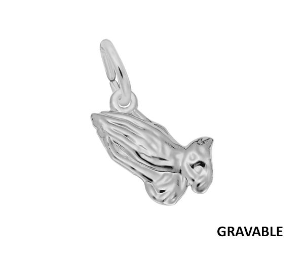 PENDENTIF ARGENT 2 MAINS JOINTES - NU 0216 ARG - NUCO/REMBRANDT 