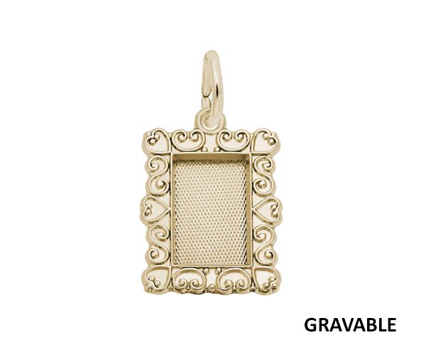 PENDENTIF 10K MINI CADRE - NU 0240 - NUCO/REMBRANDT 