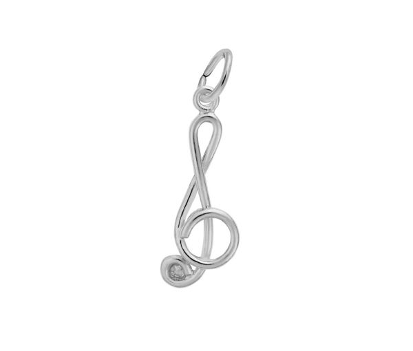PENDENTIF 14K BLANC CLEF SOL - NU 0292 14W - NUCO/REMBRANDT 
