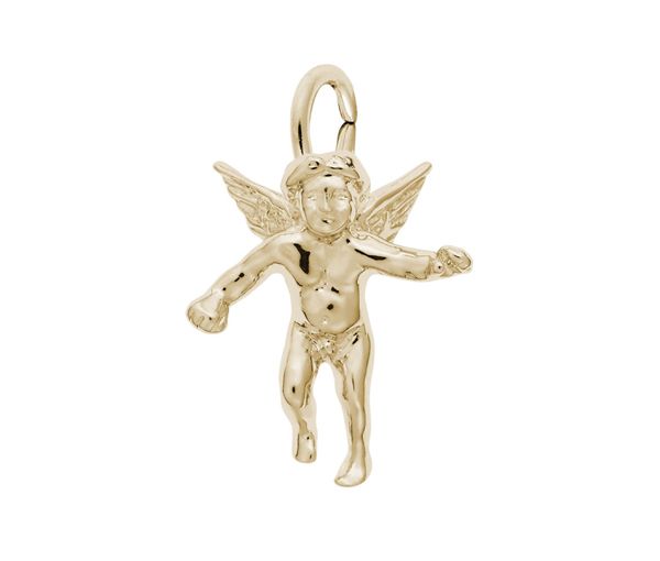 PENDENTIF EN OR 10K ANGE CHÉRUBIN - NU 0520 - NUCO/REMBRANDT 