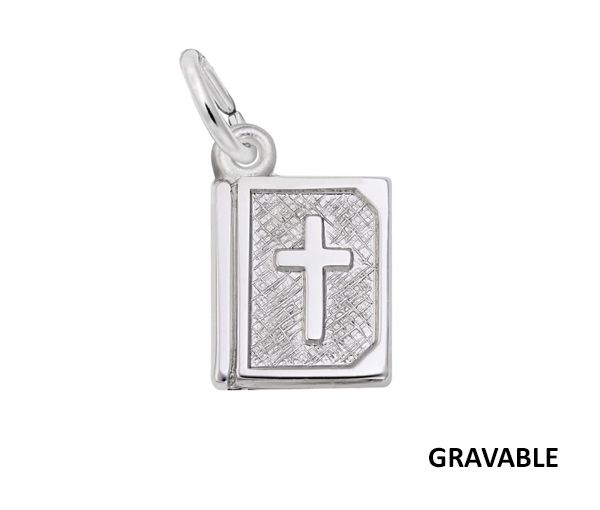 PENDENTIF ARGENT BIBLE GRAVABLE - NU 1228 ARG - NUCO/REMBRANDT 
