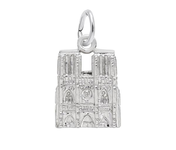 PENDENTIF ARGENT NOTRE DAME DE PARIS - NU 3070 ARG - NUCO/REMBRANDT 