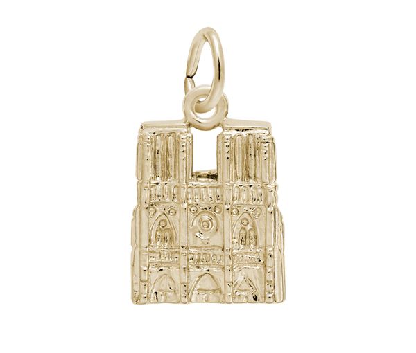 PENDENTIF ARG/PVD OR NOTRE DAME DE PARIS - NU 3070 PL - NUCO/REMBRANDT 