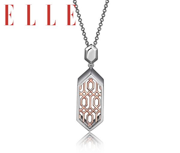 COL.ELLE ARGENT 2T ROSE "LATTICE - PJ R0LB94A048 - ELLE