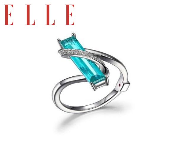 BAGUE D. ELLE ARG CZ QTZ MYSTIC GR:7 - PJ R4LA5GGTAC - ELLE