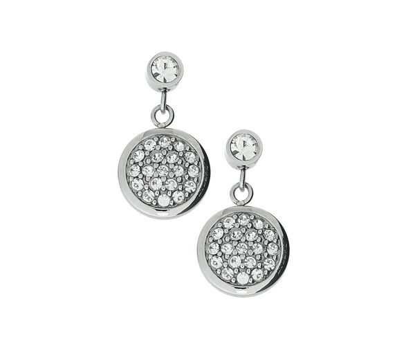 BOUCLES FIXES ACIER PAVÉ CZ - PJ T2X2170000 - STEELX