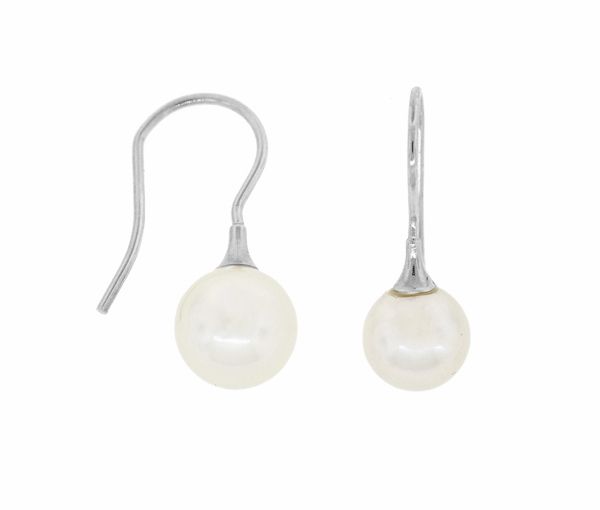 B.O. P.CULT. CROCHET 14K BL. 7-7.5MM - ST 24966W 775 - PERLE D'IMPORTATION