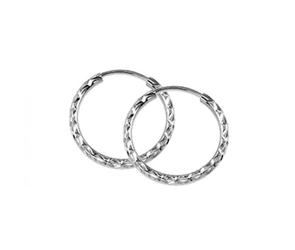 BOUCLE DORMEUSES 10K 19MM TAILLE DIAMANT - SY 1159 - BIJOUX D'IMPORTATION