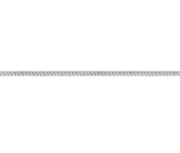 CHAINE GOURMETTE 10K BLANC 18'' 1.45MM - SY 2027 18 - BIJOUX D'IMPORTATION