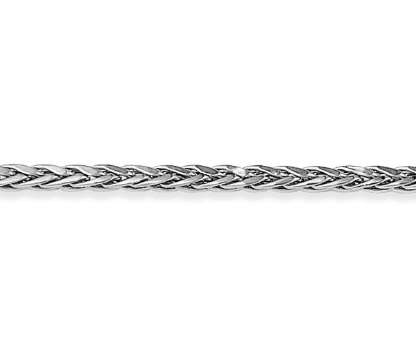 CHAINE BLÉ 10K BLANC 18'' 2MM - SY 2828W18 - BIJOUX D'IMPORTATION