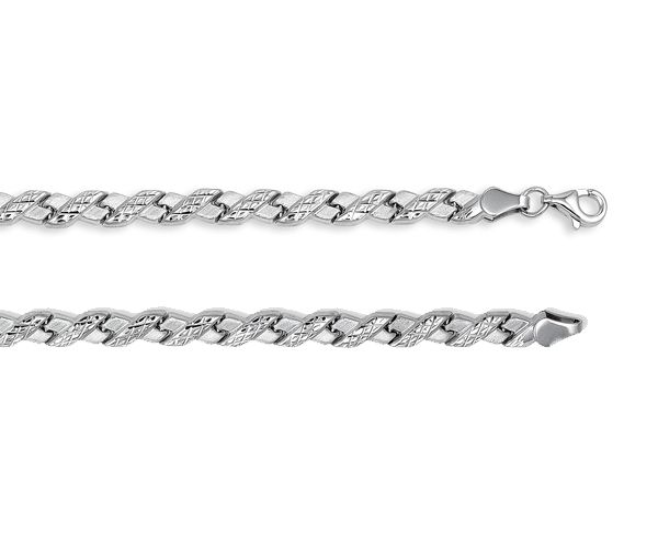 BRACELET 10K BL TAILLE DIAMANT 5MM 7.5'' - SY 9108 - BIJOUX D'IMPORTATION