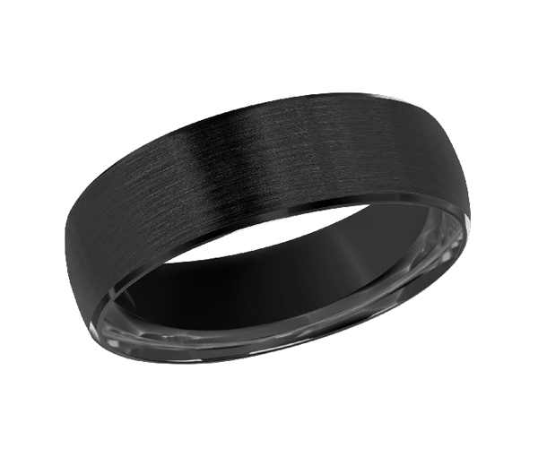 JONC EN COBALT/PVD NOIR CONFORT FIT - ML CB249B10 - MALO 