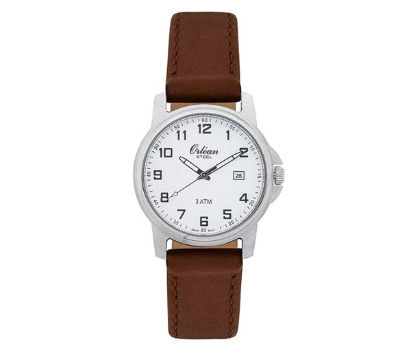 MONTRE POUR HOMME ORLEAN EN ACIER - BA ME3171/BR - ORLEAN