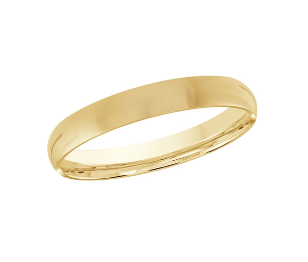 JONC DÔME UNI EN OR CONFORT FIT 2MM DE LARGEUR ET 1.8MM D'ÉPAISSEUR - ML J206/2Y7 - MALO 