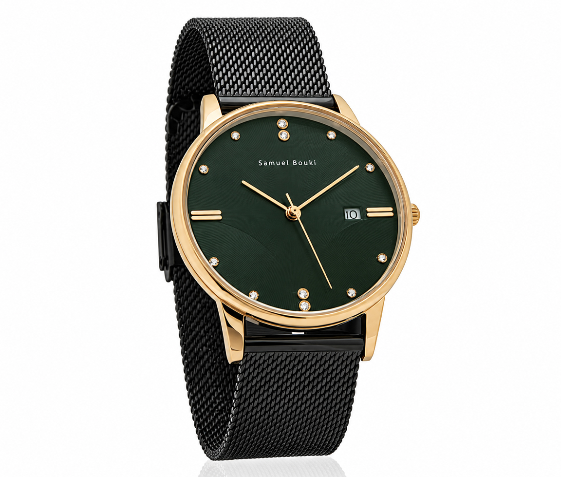 MONTRE POUR HOMME SAMUEL BOUKI EN ACIER À COULEURS VARIÉES - DI 68189MN - SAMUEL BOUKI