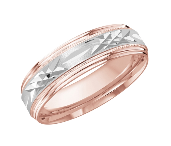 JONC EN OR AVEC TAILLE DIAMANT AU CENTRE - ML FT007/6PW1 - MALO 