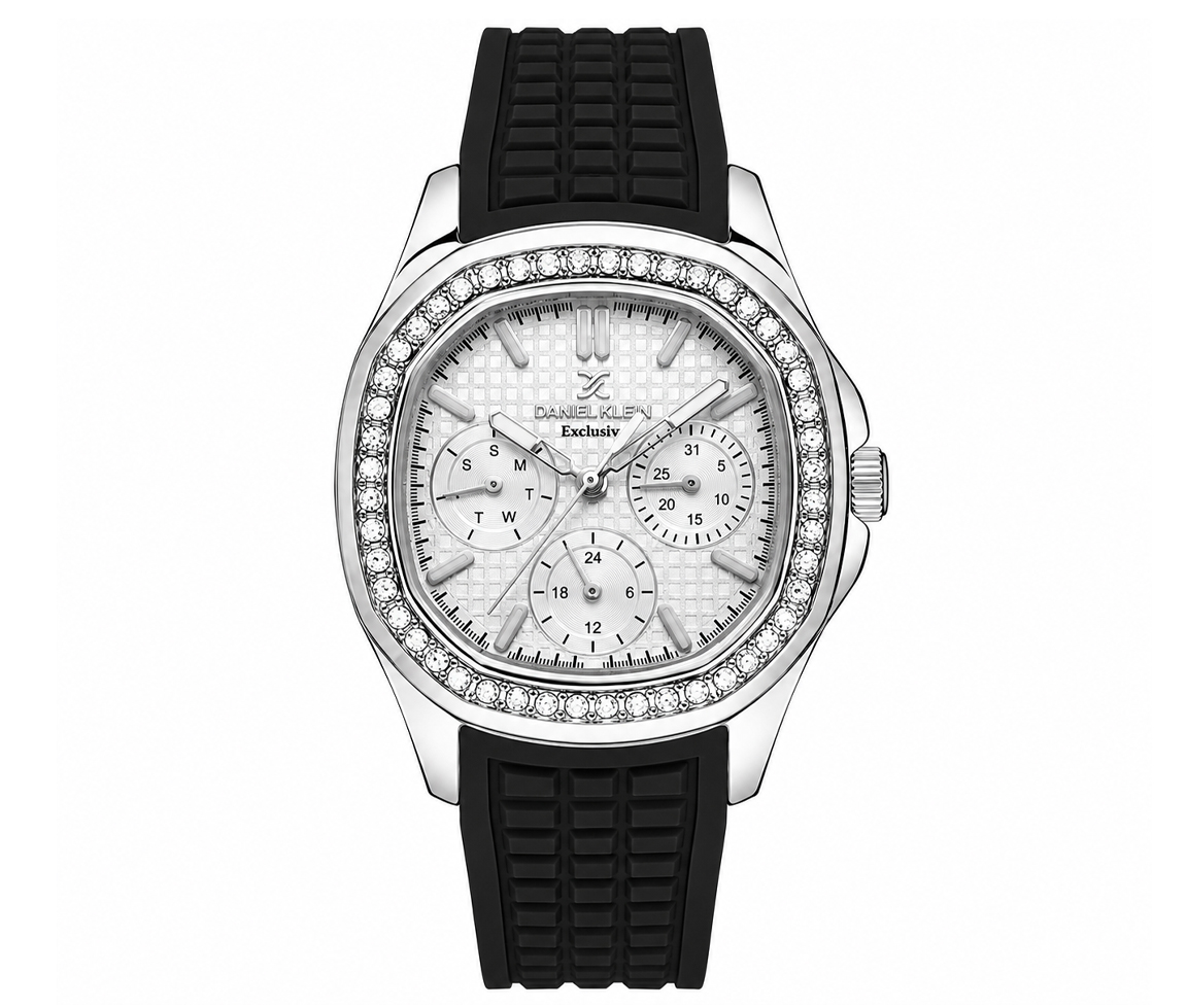 MONTRE DANIEL KLEIN AU QUARTZ MULTIFONCTIONS AVEC CZ - BA DK13665/1 - DANIEL KLEIN