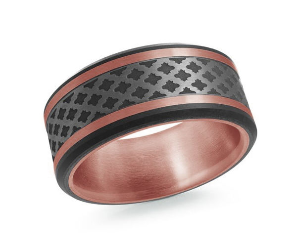 JONC EN OR 14K ET TANTALE - ML MRDTN36P - MALO 