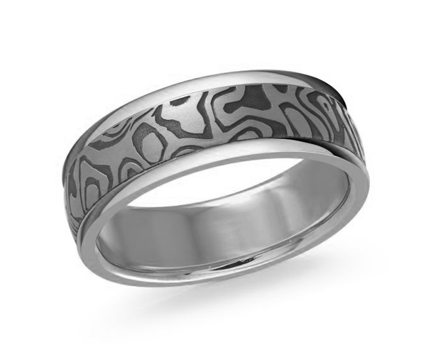 JONC EN OR 14K ET TANTALE - ML MRDTN50W - MALO 