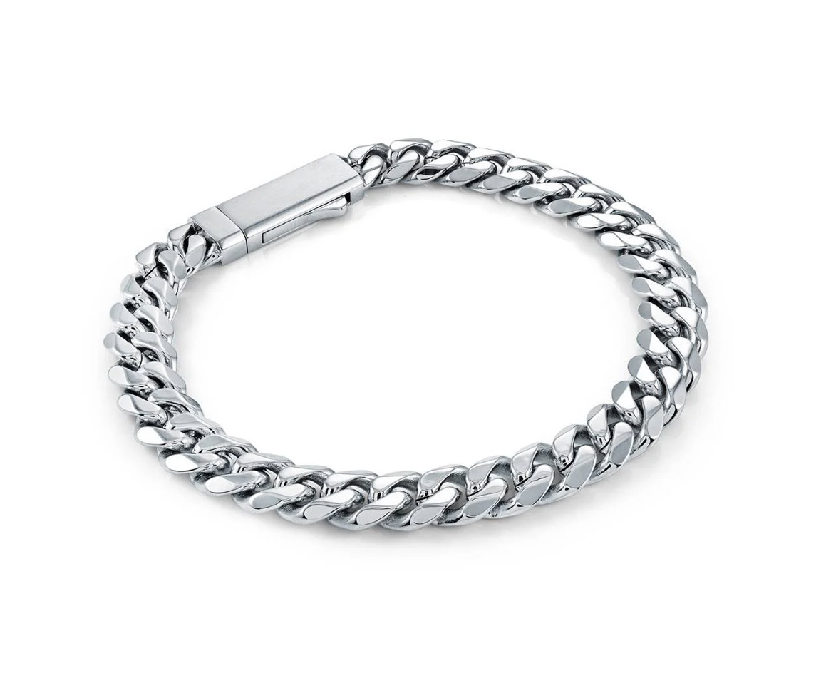 BRACELET EN ACIER OU ACIER/PVD OR À MAILLE GOURMETTE - IG SMB835/9 - ITALGEM