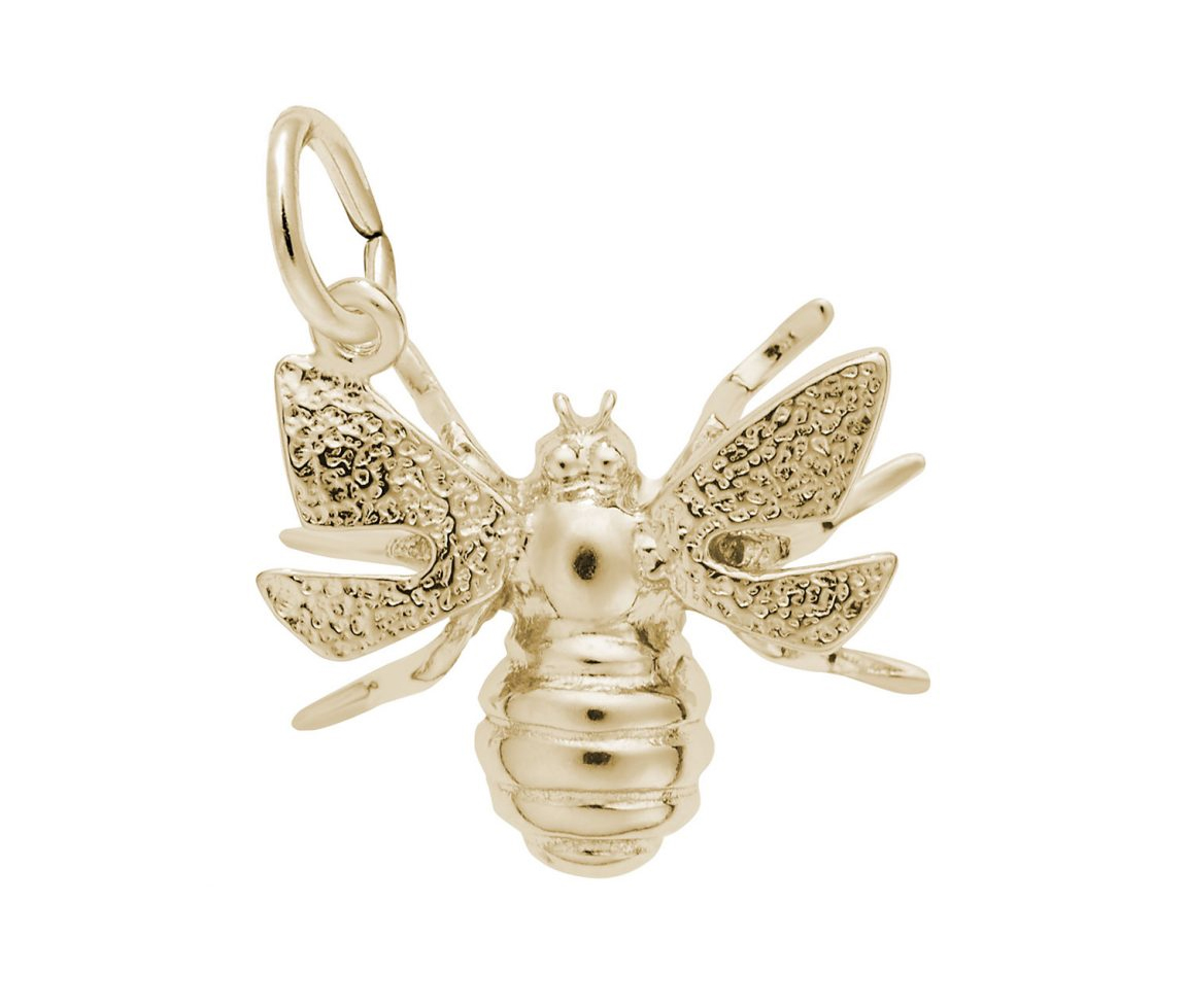 PENDENTIF ABEILLE 3D EN OR OU EN ARGENT - NU 1499/14Y - NUCO/REMBRANDT 
