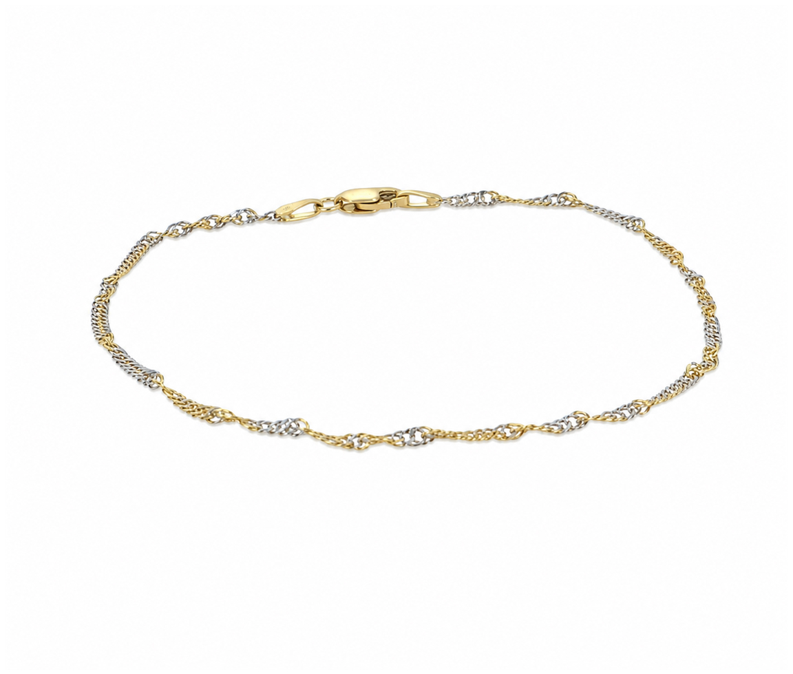 BRACELET À MAILLE SINGAPOUR - MB SING1752T7 - BIJOUX D'IMPORTATION
