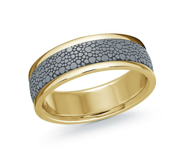 JONC EN OR 14K ET TANTALE - ML MRDTN49Y - MALO 