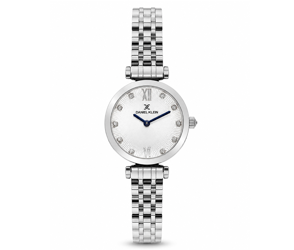 MONTRE DANIEL KLEIN AVEC VERRE BIZAUTÉ ET CZ - BA DK14094/1 - DANIEL KLEIN