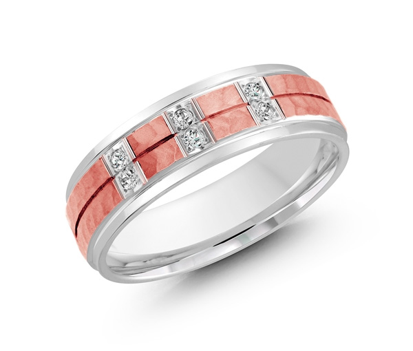 JONC EN OR CONFORT FIT SERTI DE DIAMANTS - ML JMD815WP9 - MALO 