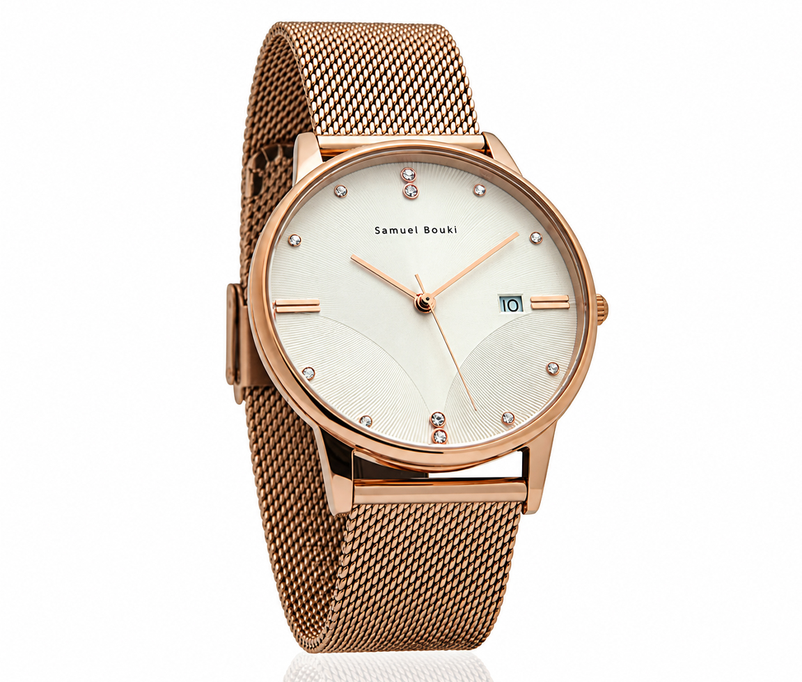 MONTRE POUR HOMME SAMUEL BOUKI EN ACIER À COULEURS VARIÉES - DI 68189MR - SAMUEL BOUKI
