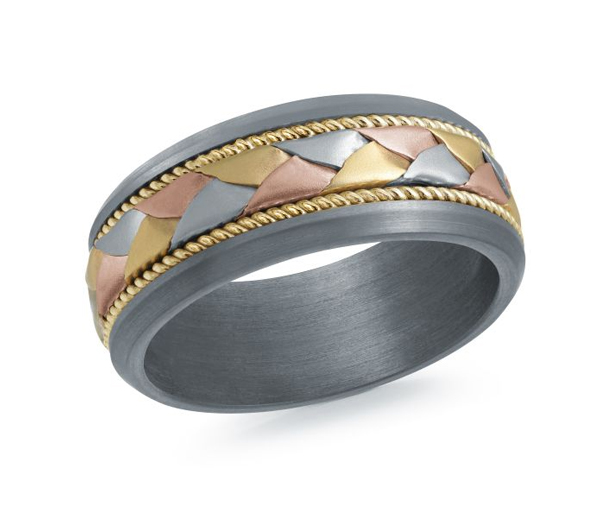 JONC EN TANTALE ET OR 14K - ML MRDTC28YT - MALO 