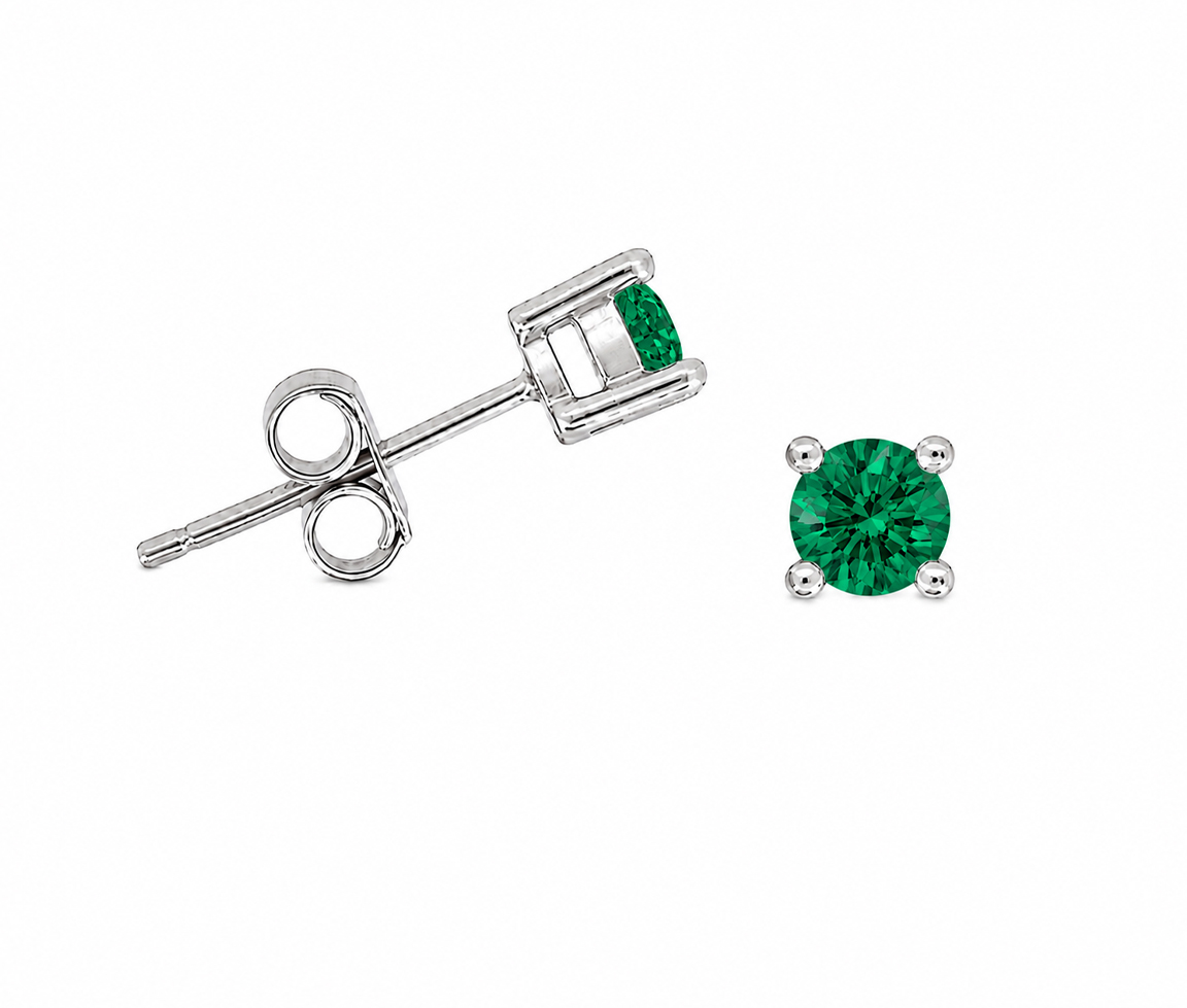 BOUCLES AVEC PIERRES DE NAISSANCE VARIÉES - SC STUNA05 - BIJOUX D'IMPORTATION