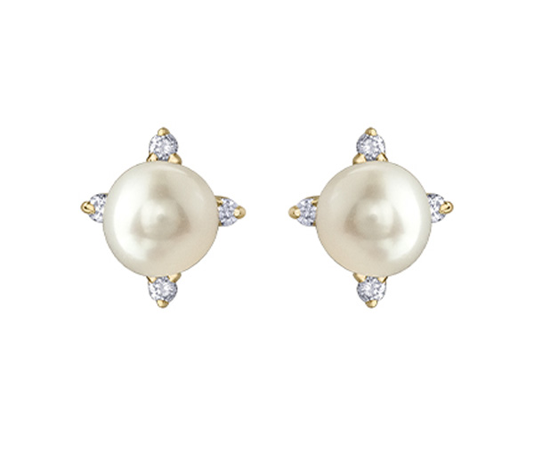 BOUCLES POUR DAME EN OR SERTIES DE PIERRES DE NAISSANCES VARIÉES ET DE DIAMANTS - CR DX894YPE - BIJOUX CANADIEN