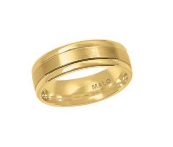 JONC POUR HOMME EN OR 10K CONFORT - ML JM170 7Y10 - MALO 