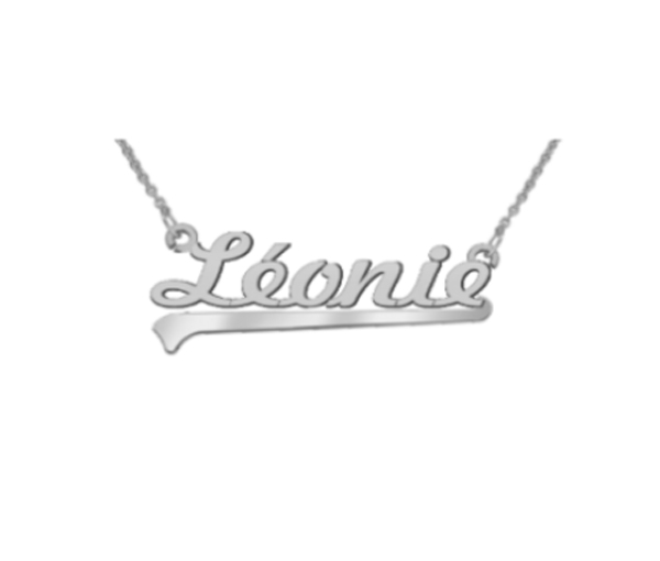 COLLIER 10K PERSONNALISE - PG 60102ARG - PERSONALIZED GEM