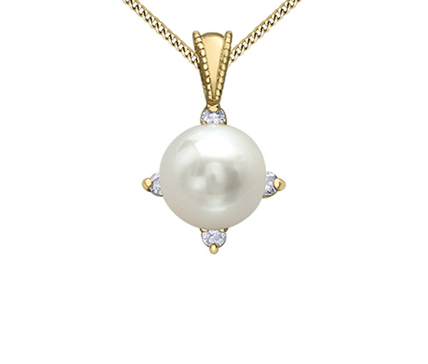 PENDENTIF EN OR SERTI DE PIERRES DE NAISSANCES ET DE DIAMANTS - CR DX895YPEA - BIJOUX CANADIEN