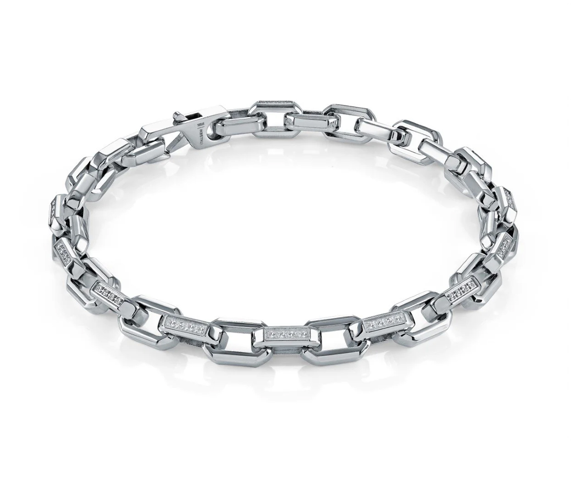 BRACELET À MAILLE ROLO CARRÉE - IG SMB858 - ITALGEM