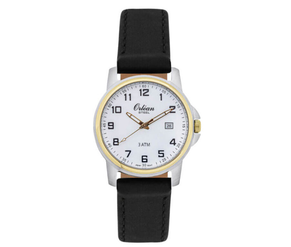 MONTRE POUR HOMME ORLEAN EN ACIER 2 TONS - BA ME3174/NR - ORLEAN