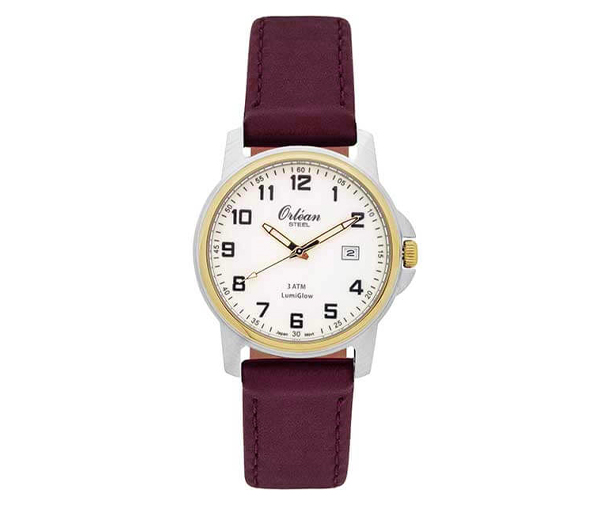 MONTRE ORLEAN ACIER 2T LUMIGLOW - BA ME3192-BO - ORLEAN