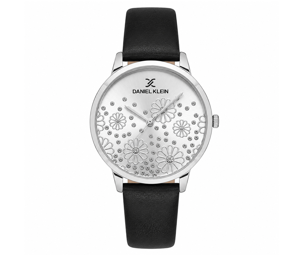 MONTRE DANIEL KLEIN FLORALE AVEC CZ - BA DK13459/1 - DANIEL KLEIN