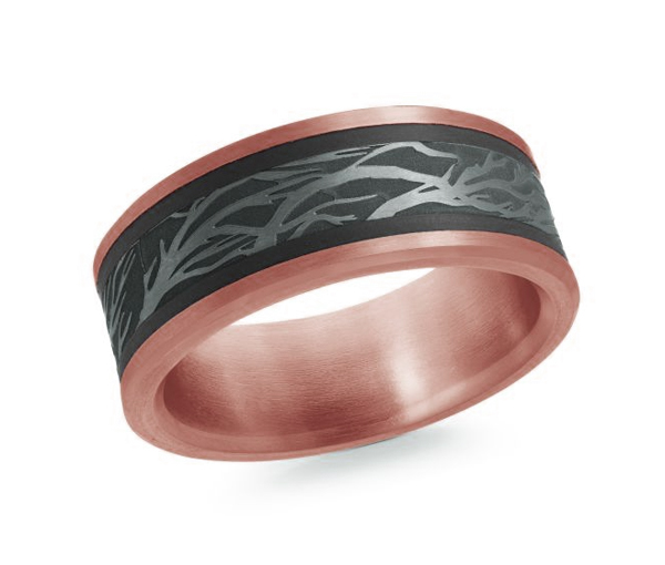 JONC EN OR 14K ET TANTALE - ML MRDTN32P - MALO 