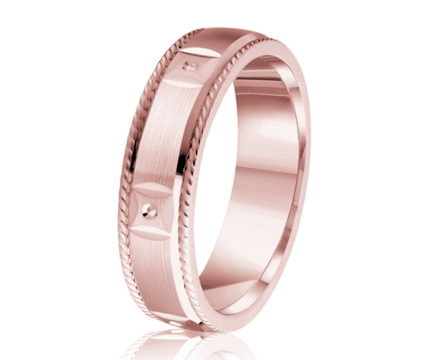 JONC EN OR OU EN PLATINE AVEC MOTIF STUD ET CORDELETTES SUR LES CÔTÉS - ML GH1256P10 - MALO 