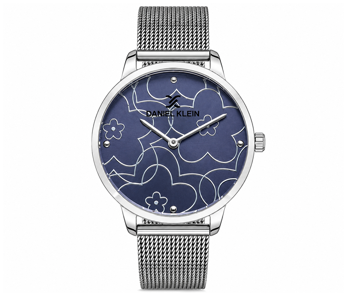 MONTRE DANIEL KLEIN AVEC FOND FLORAL - BA DK13354/1 - DANIEL KLEIN