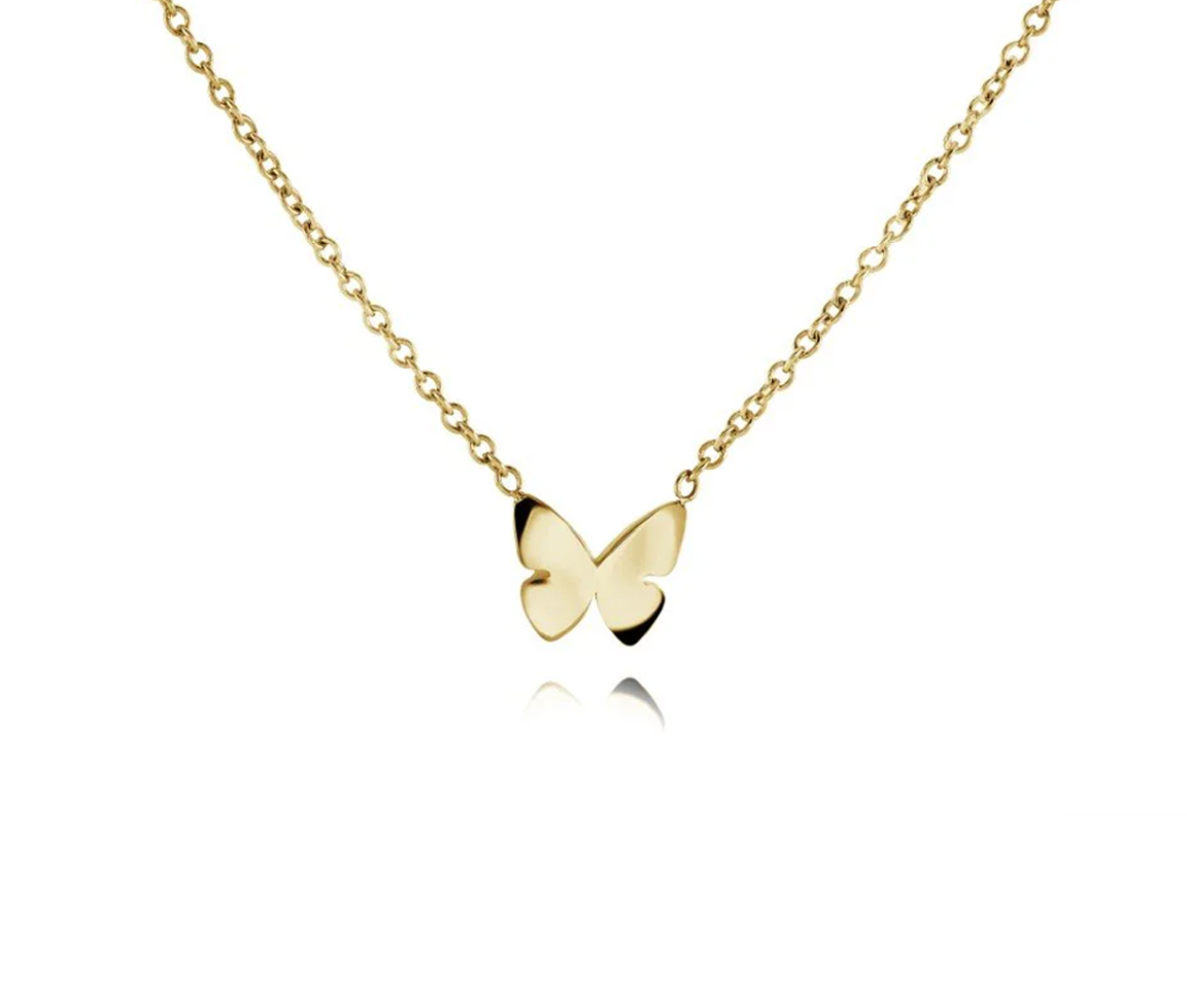 COLLIER PETIT PAPILLON - IG SWN137GO - MINI-VÉLORIA