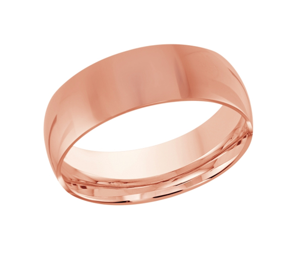 JONC DÔME UNI EN OR CONFORT FIT 8MM DE LARGEUR ET 1.8MM D'ÉPAISSEUR - ML J100/8P7 - MALO 