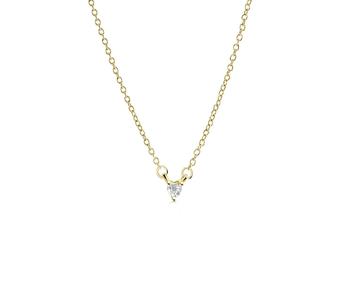 COLLIER COEUR CUBIQUE - IG SWN135GO - MINI-VÉLORIA