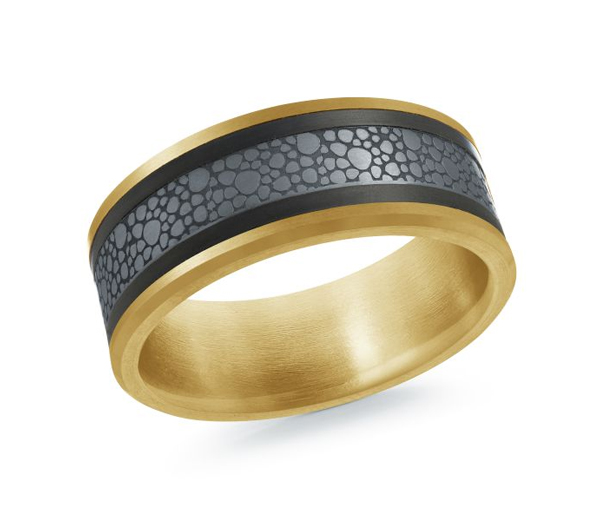 JONC EN OR 14K ET TANTALE - ML MRDTN34Y - MALO 